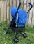 Blue Four Wheel Capped JOLLY JUMPER Baby / Toddler Travel Stroller Carousel 6