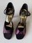 Jig Foo Pink Silk/Sequin Dance Shoes Heels Size 36 Carousel 1