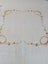 Beautiful floral embroidered linen tablecloth Carousel 2