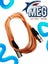 MEG - XLR Cable - 6m Orange Carousel 1