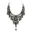 Women Victorian Lace Choker Necklace Metal Cameo Jewel Steampunk Carousel 2