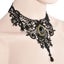 Women Victorian Lace Choker Necklace Metal Cameo Jewel Steampunk Carousel 3