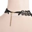 Women Victorian Lace Choker Necklace Metal Cameo Jewel Steampunk Carousel 7