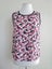 TRENERY (Country Road) *100% Viscose Pink Patterns Printed Tank Top* M/12 Carousel 1