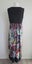 VIRTU *Stunning Beaded Neckline Florals Summer Maxi Dress* 10/12 Carousel 3