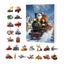 Christmas Advent Calendar with 24 Vehicles Trains Planes etc Vehicles Christmas Carousel 8