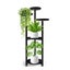 Plant Stand Outdoor Indoor Flower Black Medium Carousel 3