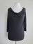 PAULA RYAN (NZ) *Designer 90% Micromodal Black Cowl 3/4Sleeves Top* M/12 Carousel 1