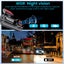 NNEOBA 4K Dual Lens Dash Cam with Night Vision Carousel 4