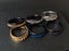 (6X Rings for Men) Spinning Rings Mix and Match Bands Statement Rings RSS12DC-14 Carousel 6