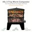 NNETM Worm Composting Bin 3-Tier Waste Converter Carousel 2