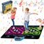 NNETM Double Dance Pad LED Rhythm Game Mat Carousel 4