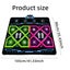 NNETM Double Dance Pad LED Rhythm Game Mat Carousel 6