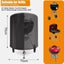 NNEOBA Waterproof Kettle BBQ Cover Black Carousel 5