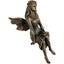 Sandy Fairy Handcrafted Polyresin Bronze Statue Figurine 30cmH Carousel 3