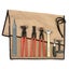 Farrier Tools Hoof Trim Shoeing Kit Hoof Nipper Rasp Knife 7 Pieces /Canvas Roll Carousel 1