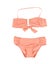 bar III Womens Bandeau U-Bar 2 Piece Bikini Carousel 1