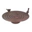Mr Gecko 2 Birds Cast Iron Beautiful Hand Made Circular Bird Bath40cm dia Carousel 1