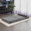3-in-1 Foldable Lounge Sofa Bed - Adult Floor Couch (Charcoal Grey) Carousel 3
