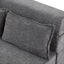 3-in-1 Foldable Lounge Sofa Bed - Adult Floor Couch (Charcoal Grey) Carousel 7