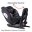 Defender i-Size 360 Rotating and Convertible Car Seat with ISOFIX and Top Tet... Carousel 4