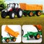RC Farm Tractor 1/24 Scale Toy 4 Wheel with Tipping Trailer Carousel 2