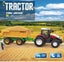 RC Farm Tractor 1/24 Scale Toy 4 Wheel with Tipping Trailer Carousel 6