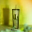 Starbucks Olive Green Grid Holo Cold Cup Carousel 1