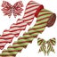 2 PCS Set Christmas Ribbon 5 Yards x 2.5 Inches Ideal For Christmas Decorations Carousel 1