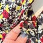 Karen Walker Size 10 Floral Deep V-Neck Mini Dress Carousel 11