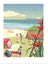 Waihi Beach art deco print Carousel 1