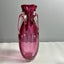 Mid-Century Val Saint Lambert Cranberry Overlay Art Glass Vase – Belgium c.1960s Carousel 1