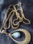 22kt rolled gold genuine black opal triplet & chain Carousel 6
