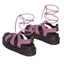 Dr Martens Nartilla Gladiator Sandal Mauve Pink Athena Clearance Carousel 2