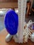 Footed Blue Glass Lamps Carousel 7