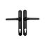 Interlock Door Handle Verona Long Plate Furniture Gidgee Lever Black VR20485B Carousel 1