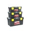 3PCS Tool Boxes Set Toolbox Storage Case Organiser Carousel 3