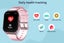 Kogan Aura Smart Watch (Pink Transparent) Carousel 3