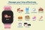 Kogan Aura Smart Watch (Pink Transparent) Carousel 5
