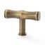 Alexander and Wilks Crispin Bamboo T-Bar Cupboard Knob 55mm - Available in Va... Carousel 1