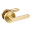 Trio Olympus Door Lever Handle on Round Rose Matt Gold - Available in Various... Carousel 1