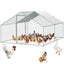 Large Chicken Coop with Roof Cover – 4×3×2m Carousel 7