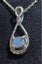 Genuine feiry Australian lightning ridge black opal triplet chain & pendant Carousel 6