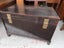 Late 20th Century Chinese Ox Blood Lacquer Storage Trunk on Stand Carousel 20