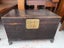Late 20th Century Chinese Ox Blood Lacquer Storage Trunk on Stand Carousel 9