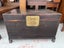 Late 20th Century Chinese Ox Blood Lacquer Storage Trunk on Stand Carousel 1
