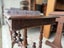 NZ Colonial Elaborately Carved Solid Rimu Side Table Carousel 7