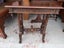 NZ Colonial Elaborately Carved Solid Rimu Side Table Carousel 9