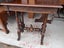 NZ Colonial Elaborately Carved Solid Rimu Side Table Carousel 15