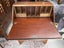 A Quality Sheraton Revival Walnut Marquetry Inlay Drop Front Writing Bureau Carousel 4